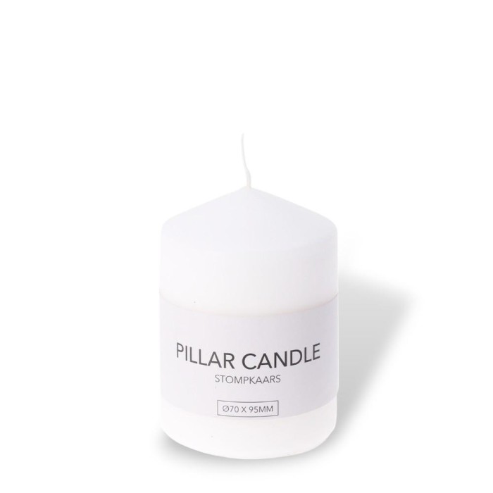 CANDELA 7X9CM BIANCO